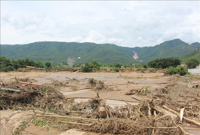 Công ty Trang trại Việt đã tháo cạn các hồ chứa nước trên núi Tân Lai