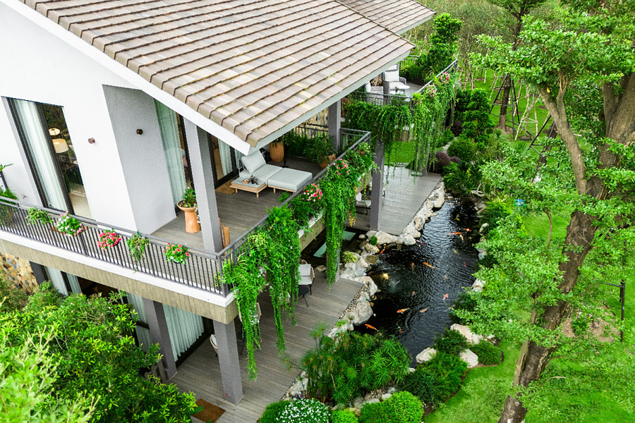 Hai dòng biệt thự dưới tán rừng tại đô thị phía Tây TP HCM