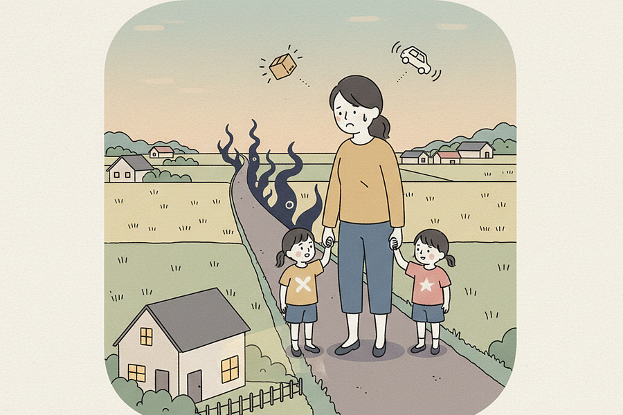 Tôi rất căng thẳng vì phải đi qua nghĩa địa mỗi ngày đi làm về