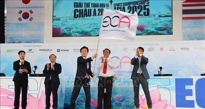 Trên 100 vận động viên tranh tài ở Giải vô địch Thể thao điện tử châu Á 2025