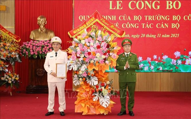 Thượng tá Cù Quốc Thắng giữ chức Giám đốc Công an tỉnh Ninh Bình