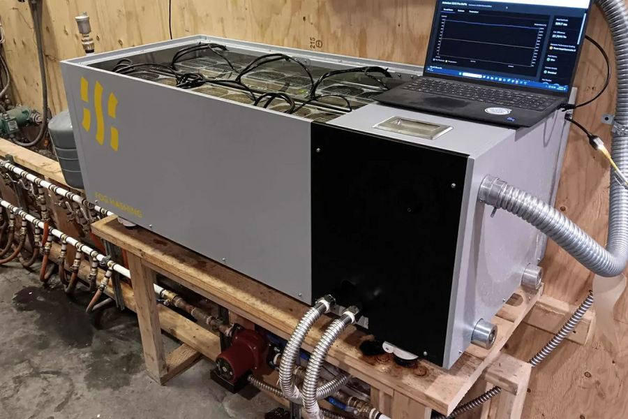 Sưởi ấm nhà bằng máy đào Bitcoin