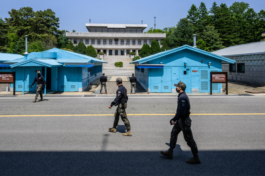 Nổ gần biên giới liên Triều, binh sĩ Hàn Quốc bị thương