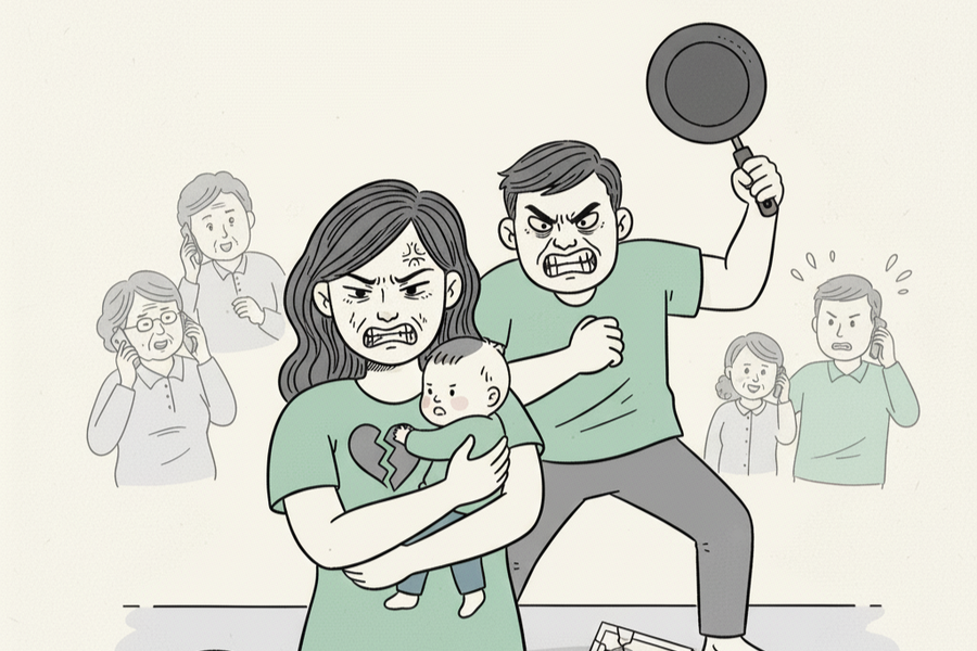 Vợ chồng tôi coi nhau như kẻ thù