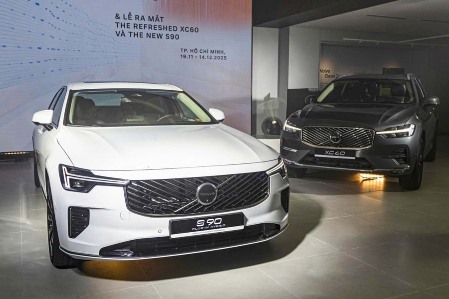 Volvo S90 và XC60 bản nâng cấp 2025 ra mắt Việt Nam