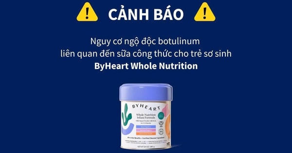 Nguy cơ ngộ độc botulinum từ sữa công thức trẻ sơ sinh