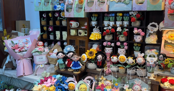 Hoa handmade lên ngôi trong ngày 20-11