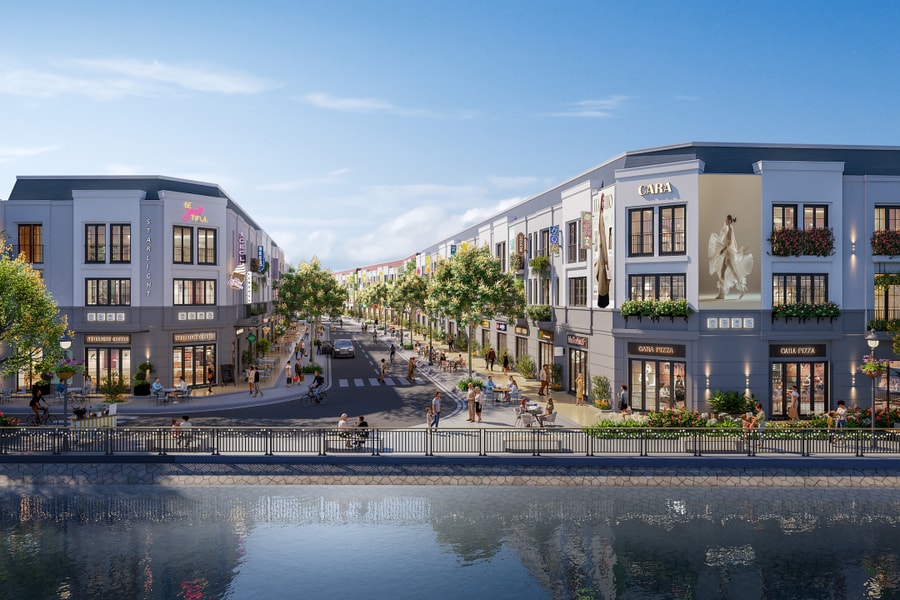 Phố thương mại kết hợp trải nghiệm ven sông tại Mekong District