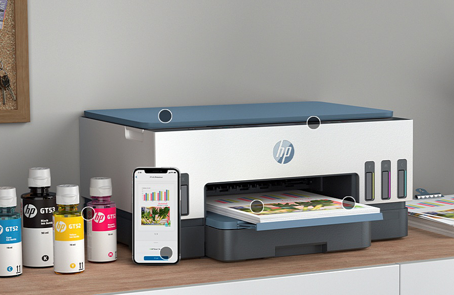 Loạt ưu điểm trên máy in HP Smart Tank 720