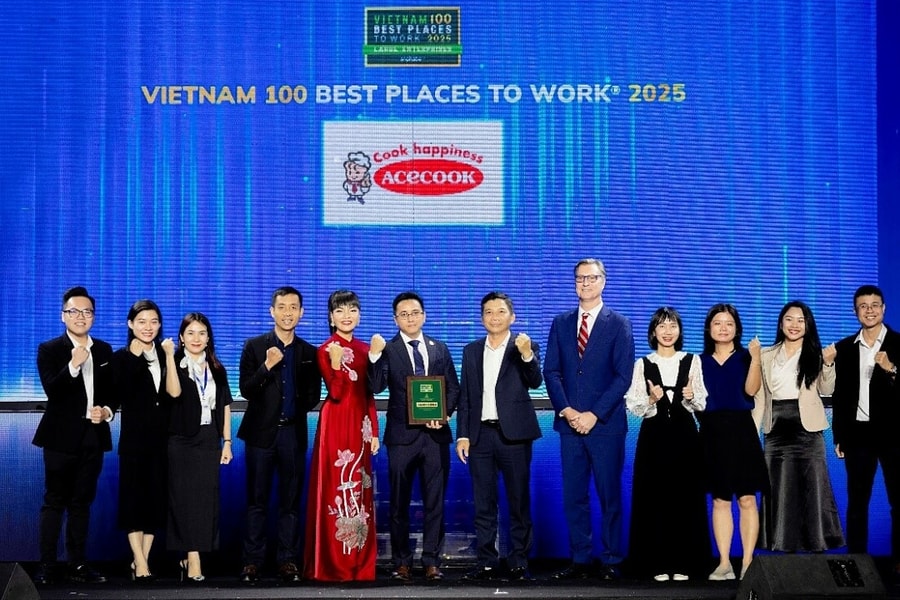 Acecook Việt Nam thăng hạng trong top 'Nơi làm việc tốt nhất'