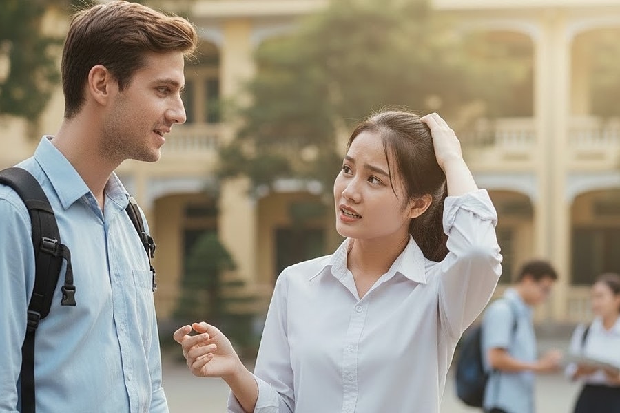 Hơn 10 năm học Tiếng Anh nhưng vẫn 'ú ớ' giao tiếp với người nước ngoài