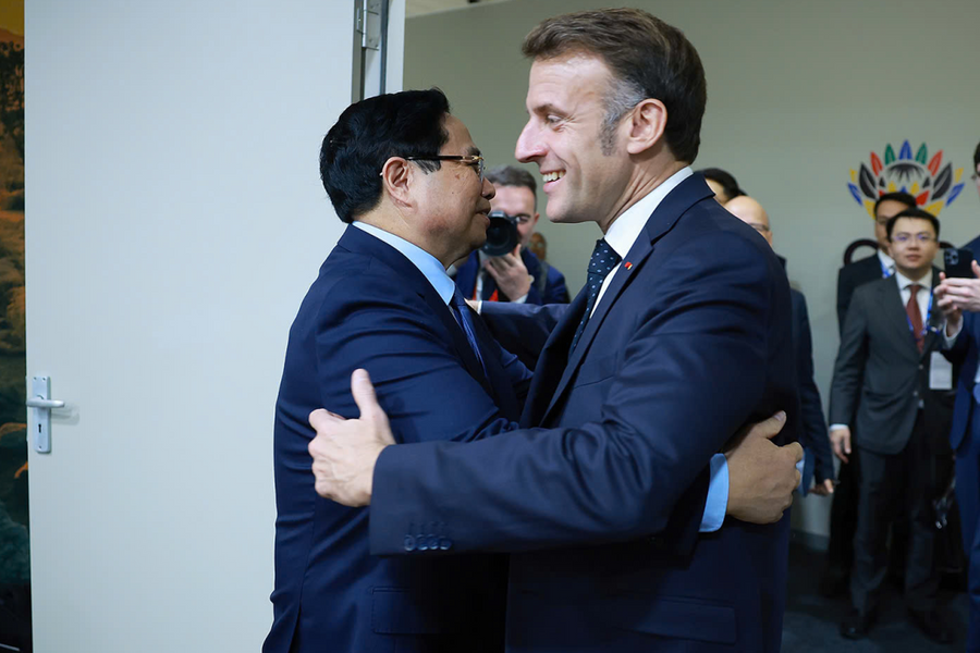 Thủ tướng gặp Tổng thống Pháp, Thủ tướng Đức tại hội nghị G20