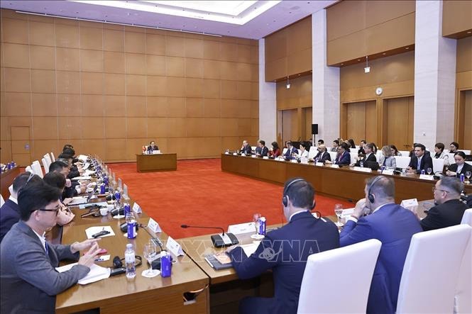 Chủ tịch Quốc hội Trần Thanh Mẫn tiếp Đoàn doanh nghiệp Hội đồng kinh doanh châu Âu - ASEAN