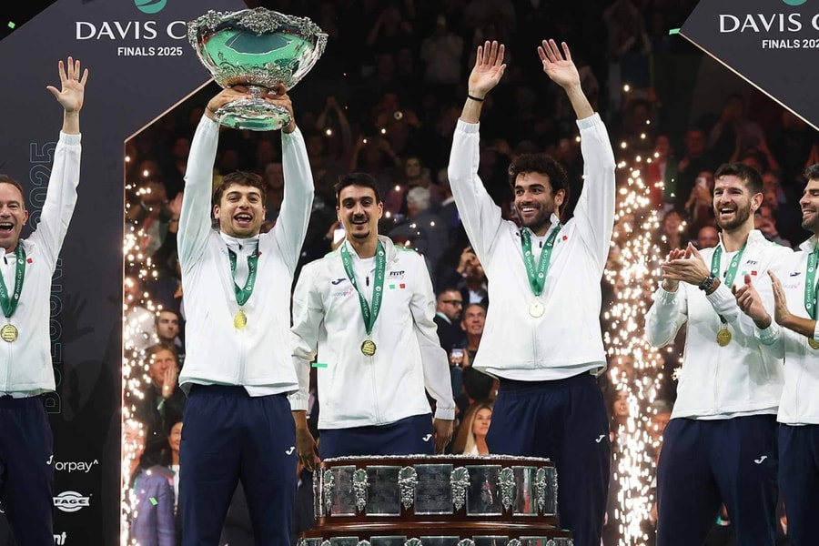 Italy vô địch Davis Cup mà không cần Sinner