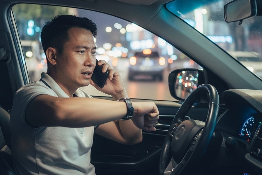 Nỗi khổ tài xế công nghệ bị khách bắt chờ dài cổ