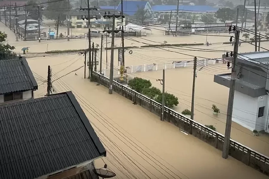 Tỉnh miền nam Thái Lan ban bố tình trạng thảm họa do mưa lũ