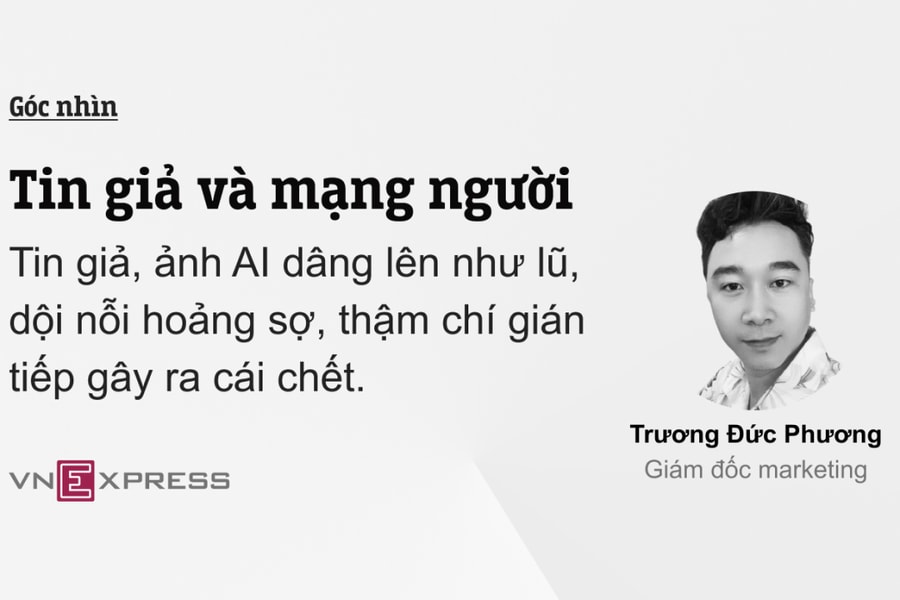 Tin giả và mạng người