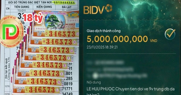 Xổ số miền Nam: Trúng đặc biệt 16,2 tỉ đồng, người đàn ông nhận chuyển khoản 4 lần trong đêm