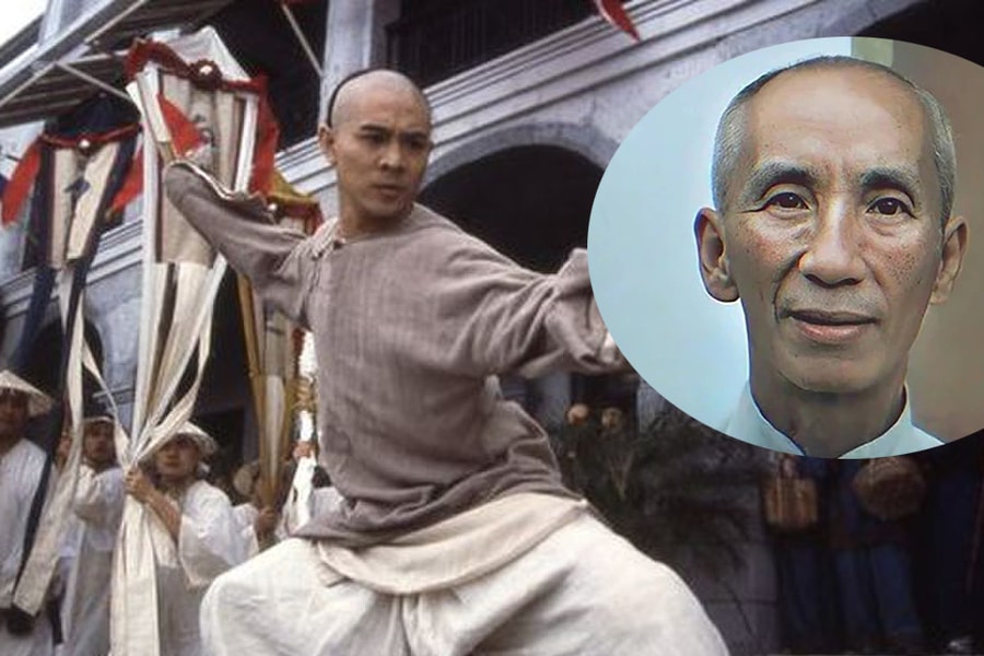 Sư phụ Diệp Vấn là kỳ nhân võ thuật Trung Quốc, 3 lần đánh bại Hoàng Phi Hồng