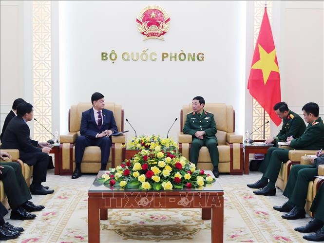 Đại tướng Phan Văn Giang tiếp Thứ trưởng Bộ Quốc phòng Philippines