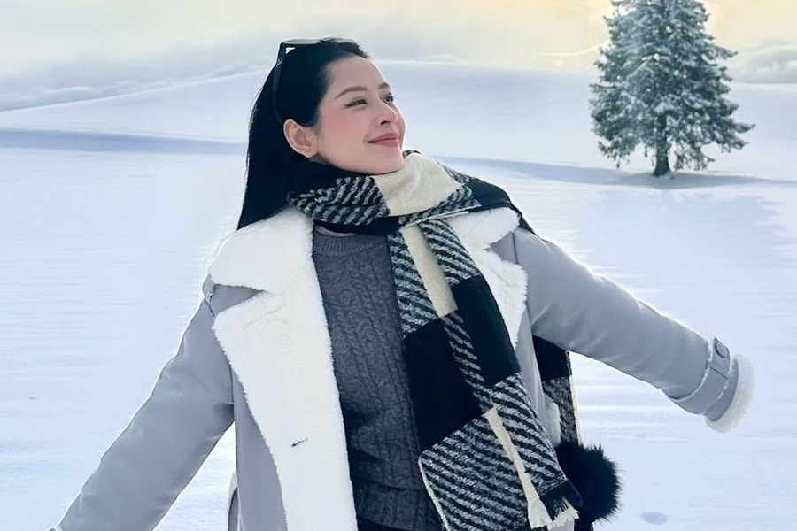 Phối áo khoác ngày lạnh