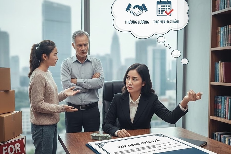 Người thuê trả nhà sớm, chủ từ chối trả cọc được không?