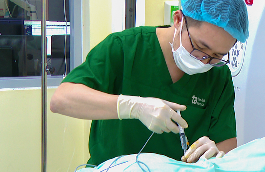 Đốt sóng cao tần giảm đau do thoát vị đĩa đệm