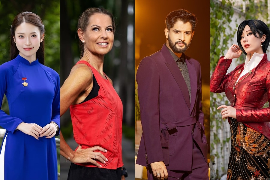 Khánh Vy giao lưu ba nhà sáng tạo quốc tế tại Vietnam iContent 2025