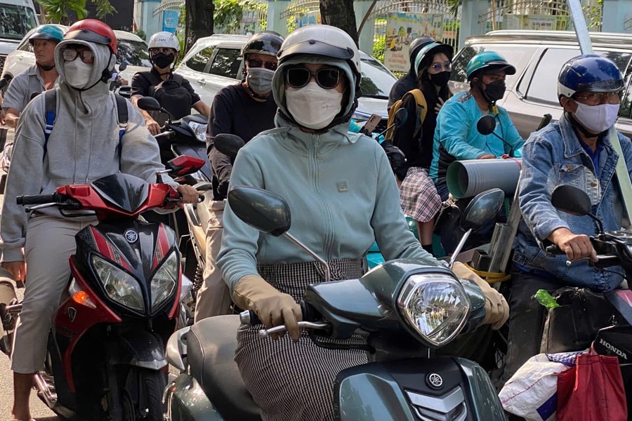 Không khí lạnh khiến TP HCM xuống dưới 20 độ C