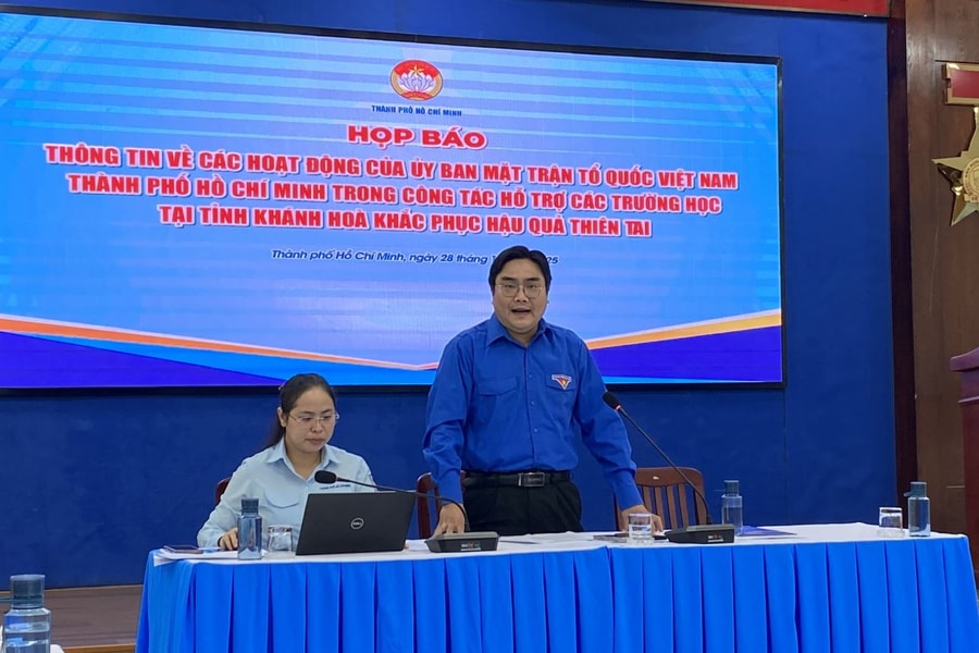 Thành Đoàn TP Hồ Chí Minh kêu gọi hỗ trợ học sinh vùng lũ Khánh Hoà