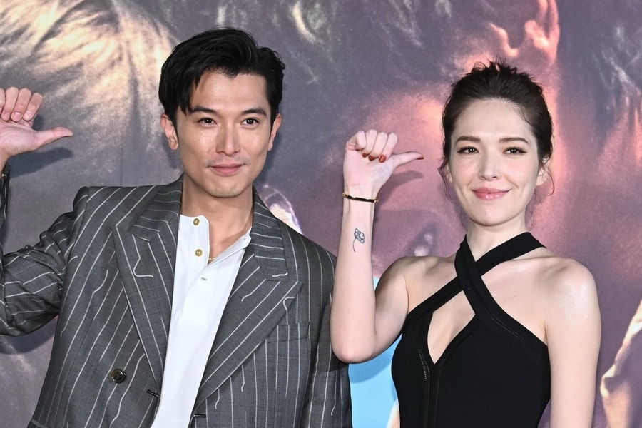 Khưu Trạch và Hứa Vỹ Ninh cưới