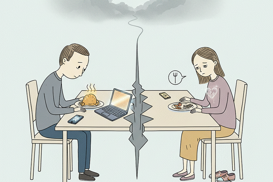 Chồng luôn chọn phần ngon nhất cho mình, chẳng để ý vợ ăn gì