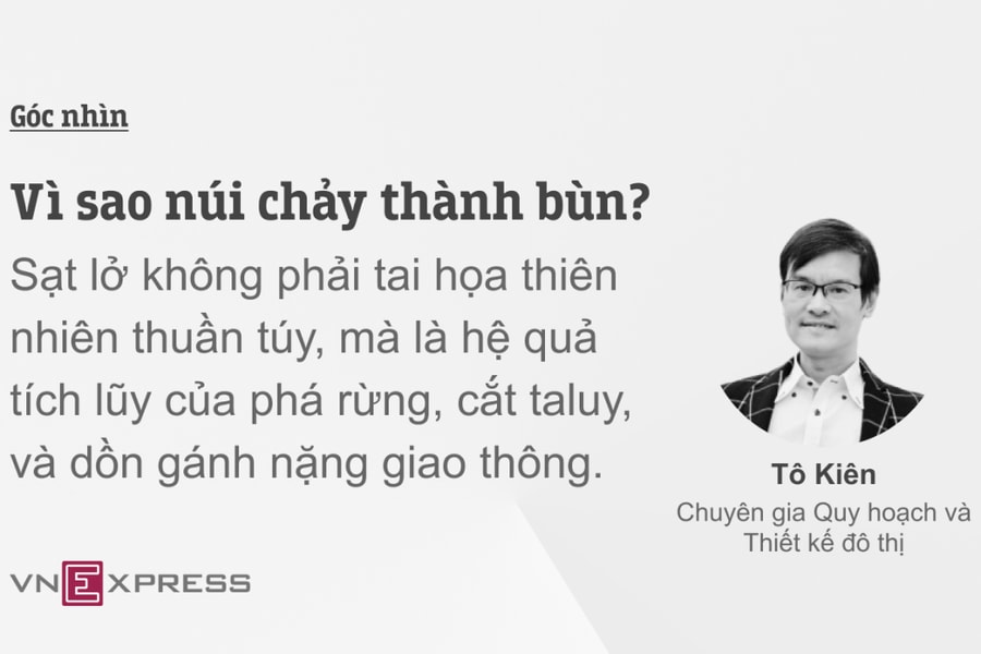Vì sao núi chảy thành bùn?