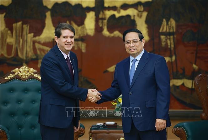 Thủ tướng tiếp Chủ tịch Hãng Thông tấn Mỹ Latin (Cuba)