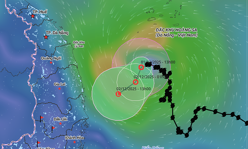 Bão Koto suy yếu thành áp thấp nhiệt đới