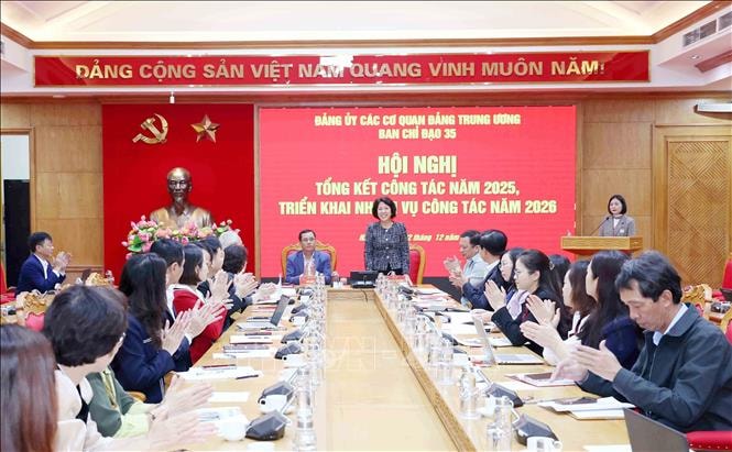 Ban Chỉ đạo 35 Đảng ủy các cơ quan Đảng Trung ương triển khai nhiệm vụ năm 2026