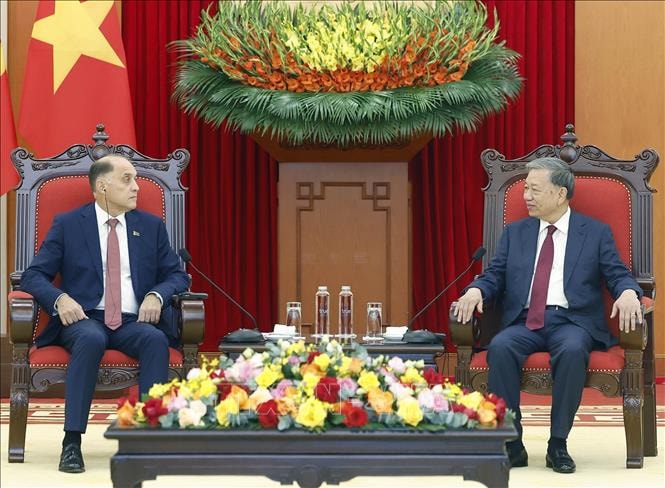 Tổng Bí thư Tô Lâm tiếp Thư ký Hội đồng An ninh Belarus