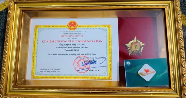 Truy tặng Kỷ niệm chương cho chàng trai 18 tuổi hiến tạng cứu sống 4 người