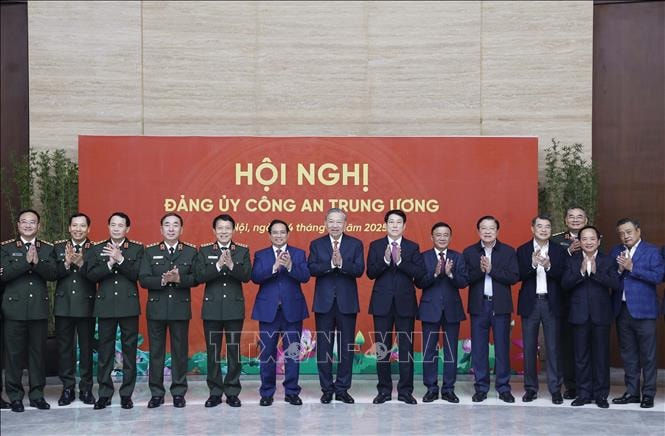 Tổng Bí thư Tô Lâm dự Hội nghị Đảng ủy Công an Trung ương