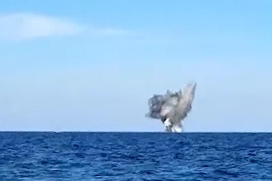 Romania hủy nổ xuồng không người lái nghi của Ukraine