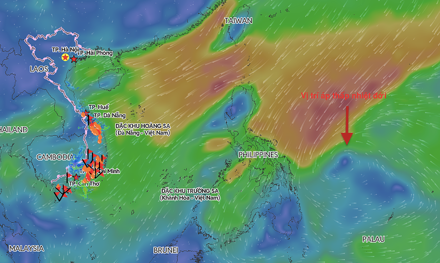 Biển Đông có thể sắp xuất hiện bão số 16