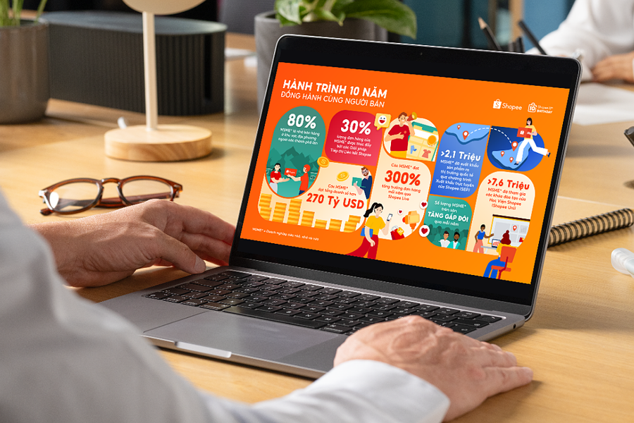 Shopee đánh dấu 10 năm hỗ trợ người bán với doanh số 270 tỷ USD