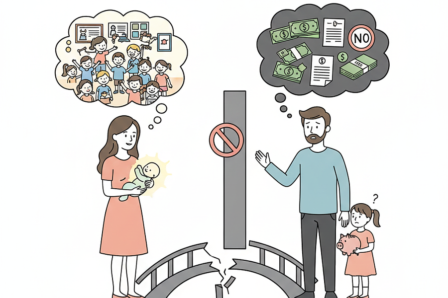 Chồng kiên quyết không sinh con thứ hai