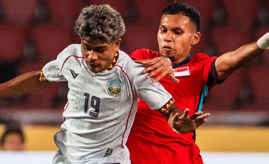 U22 Timor Leste thắng Singapore, U22 Việt Nam vơi bớt áp lực