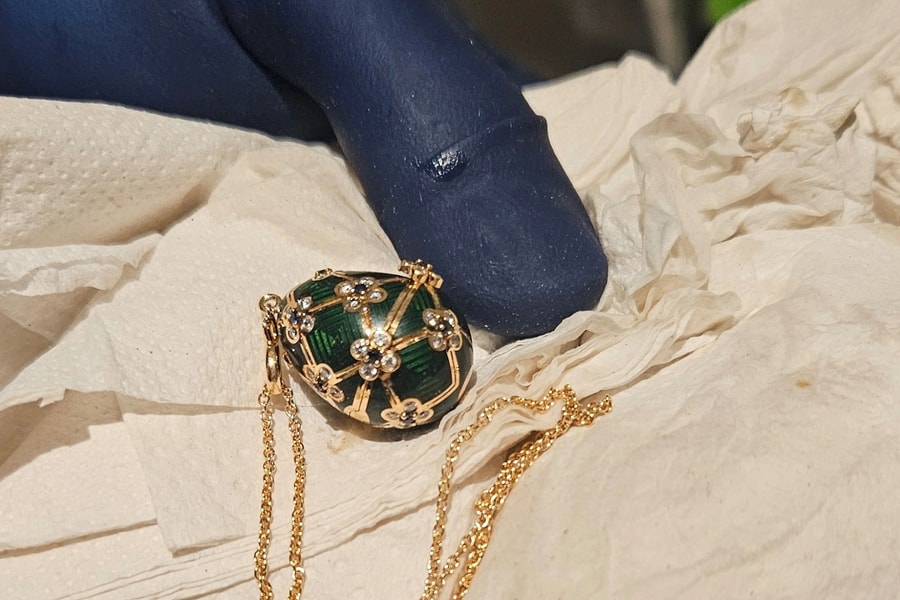 Chờ 6 ngày để thu hồi 'quả trứng vàng' bị trộm nuốt chửng