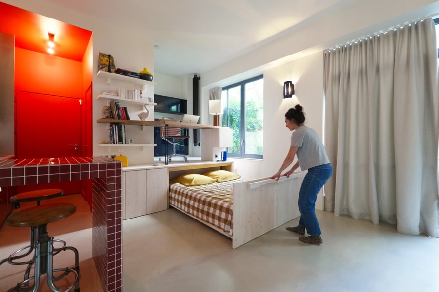 Biến xưởng vẽ cũ thành ngôi nhà tiện nghi