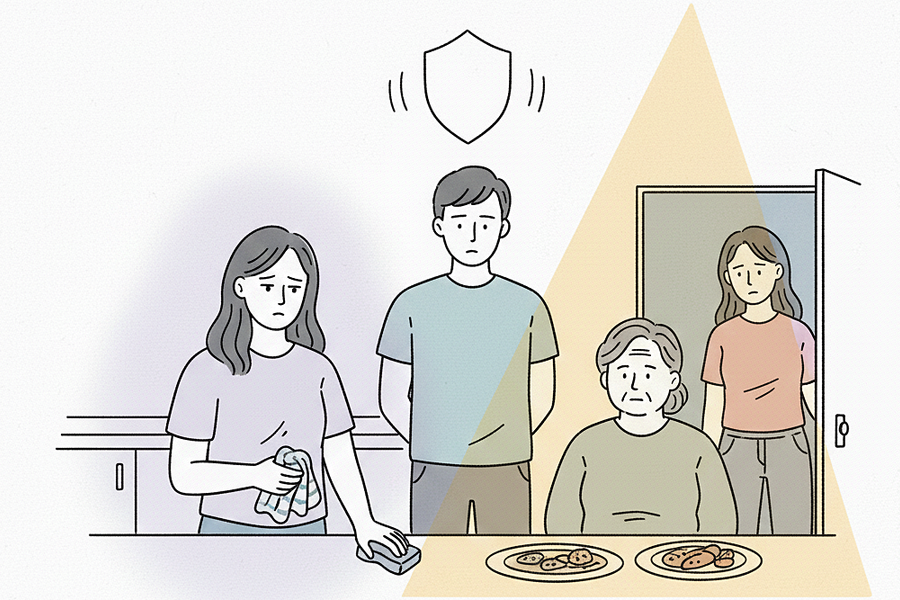 Ngột ngạt khi sống cùng em gái chồng đã ly hôn