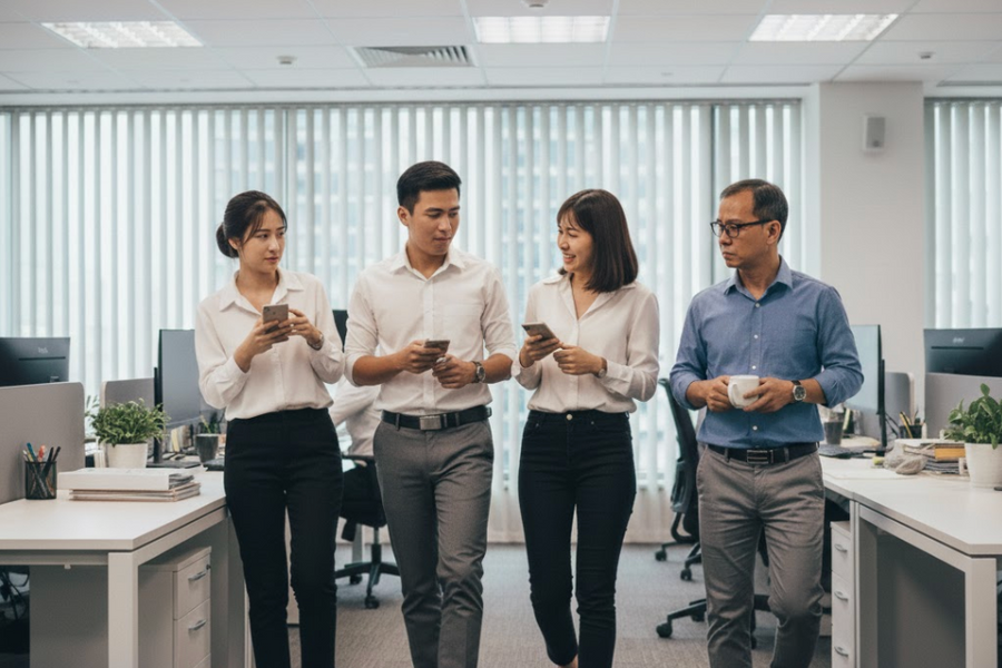 Vì sao nhiều người trẻ mới đi làm quên nói lời chào?