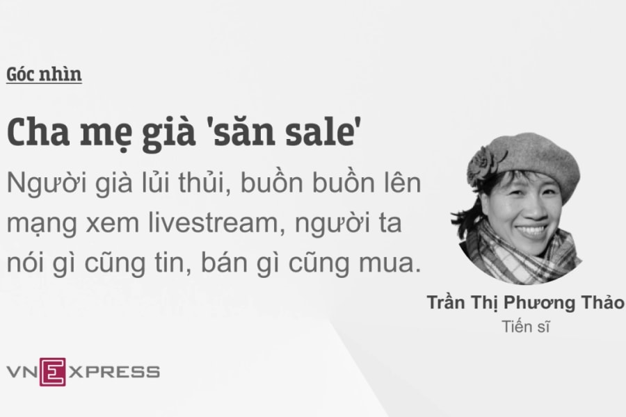 Cha mẹ già 'săn sale'