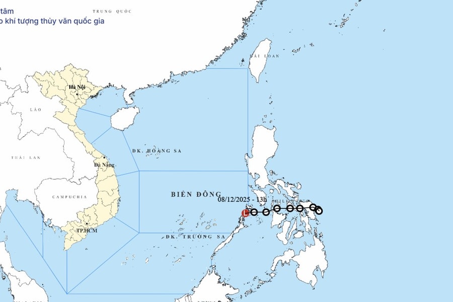 Tin cuối cùng về áp thấp nhiệt đới